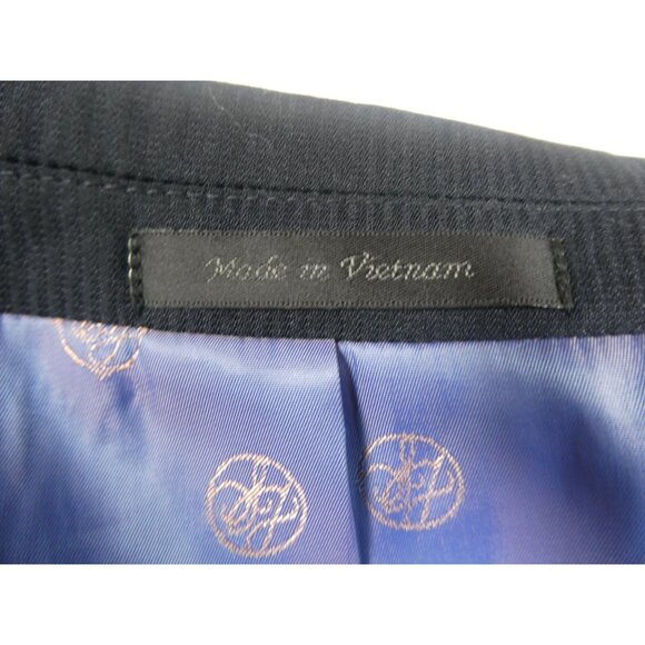Sean John Men's Blue Suit Jacket Size 48L - Picture 8 of 14